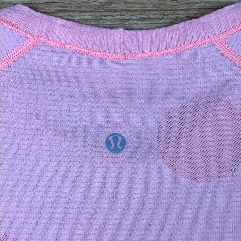 Lululemon Run Swiftly Tech Peach Polka Dot Top 6 - image 6
